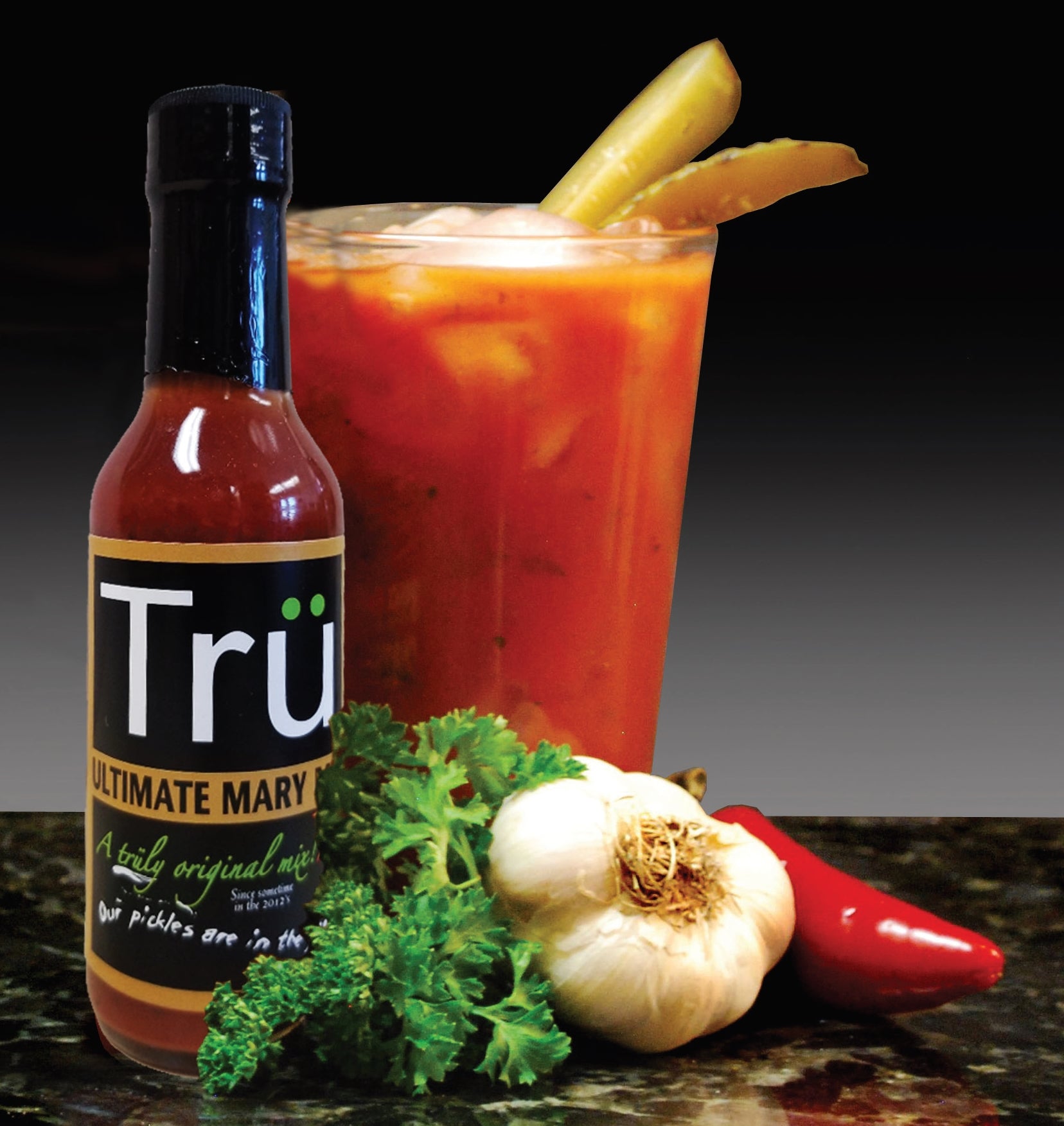 Ultimate Mary Mix Single Serve 5oz | Bold Bloody Mary Mix | Tru