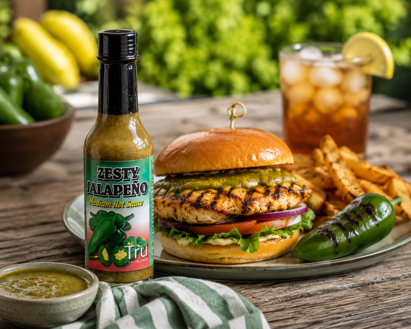 Tru Zesty Jalapeño Medium Hot Sauce