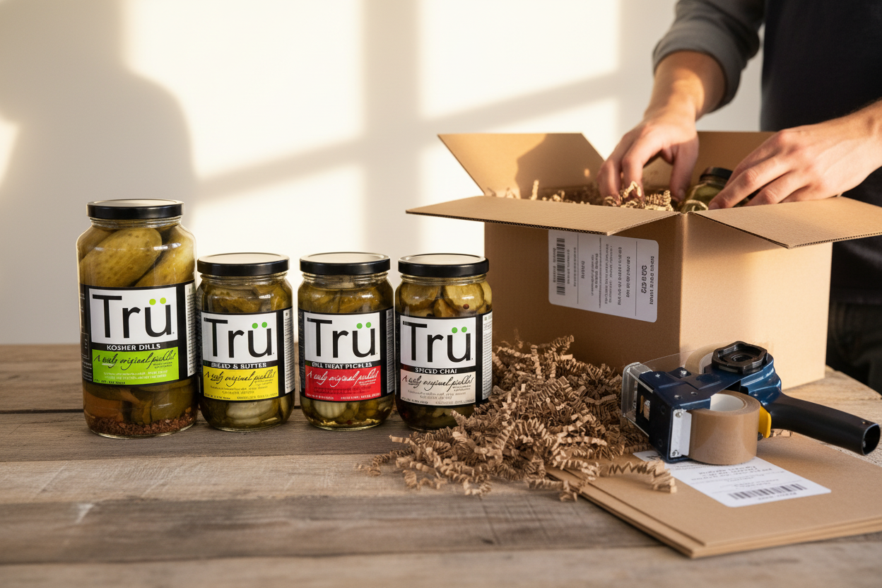 Tru Pickles Packing Scene