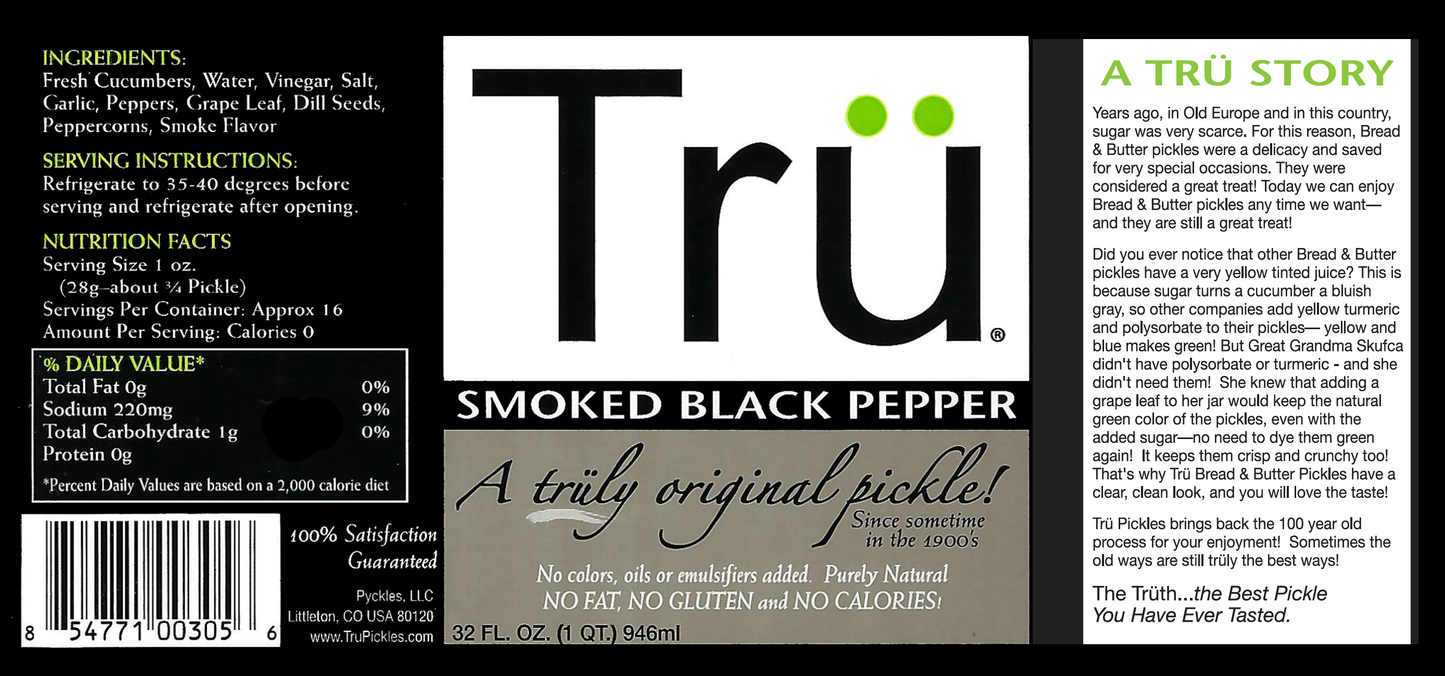 Trü Smoked Black Pepper 24oz