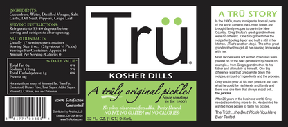 Trü Original Kosher Dills 24oz